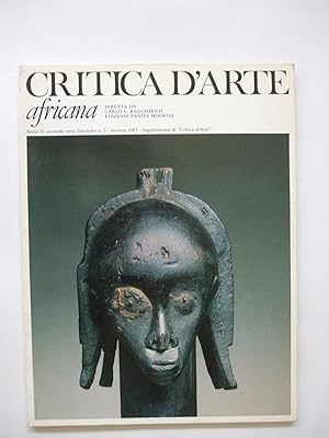 CRITICA D'ARTE africana Anno II, seconda serie, fascicolo n. 2