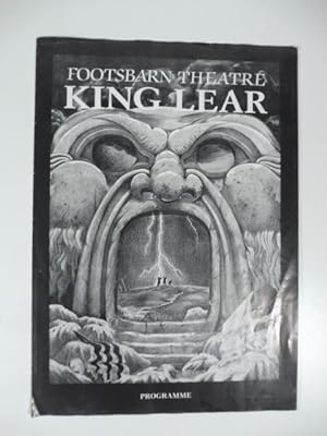 Footsbarn theatre King Lear. Programme