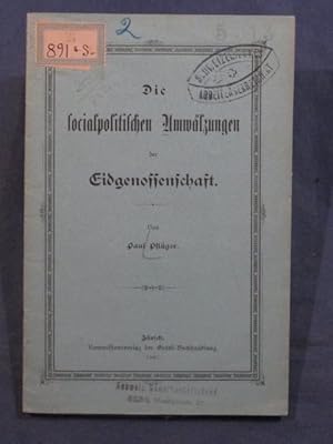 Bild des Verkufers fr Die socialpolitischen Umwlzungen der Eidgenossenschaft zum Verkauf von Das Konversations-Lexikon