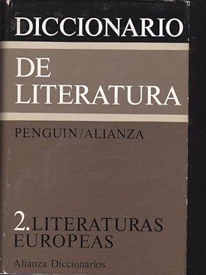 Bild des Verkufers fr Dicccionario de literatura. II Literaturas europeas zum Verkauf von LIBRERA GULLIVER