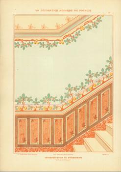 Interpretation Du Marronnier. Plate 10 from La Decoration Moderne Au Pochoir.