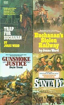 Seller image for Trap for Buchanan. Buchanan's Stolen Railway. Gunsmoke Justice. Stagecoach Station 6: Santa Fe. for sale by Wittenborn Art Books