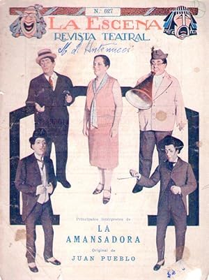 LA AMANSADORA. Sainete en tres cuadros, original de Juan Pueblo. Estrenado en el Teatro Apolo, po...