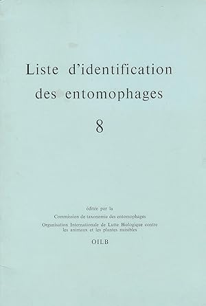 Liste d'identification des entomophages 8