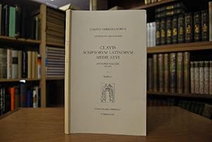 Imagen del vendedor de Clavis des auteurs latins du moyen age. Territoire francais 735-987. Tomus I Index. a la venta por Gppinger Antiquariat