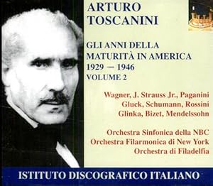 Imagen del vendedor de Gli Anni della Maturit in America 1929-1946. Vol.2. Wagner,J., Strauss Jr., Paganini, Gluck e altri. Orchestra Sinfonica della NBC. Orchestra Filarmonica di New York. Orchestra di Filadelfia. a la venta por FIRENZELIBRI SRL