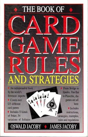 Seller image for The Book of Card Game Rules and Stratergies for sale by Goulds Book Arcade, Sydney
