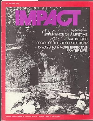 Bild des Verkufers fr Impact Magazine - Christian Revival Crusade No. 424 April 1979 zum Verkauf von Laura Books