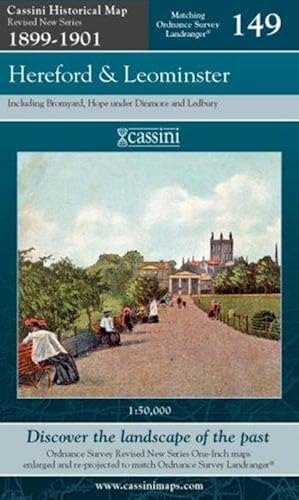 Hereford and Leominster (Cassini Historical Map, Revised New Series (in Colour), 1899-1901)