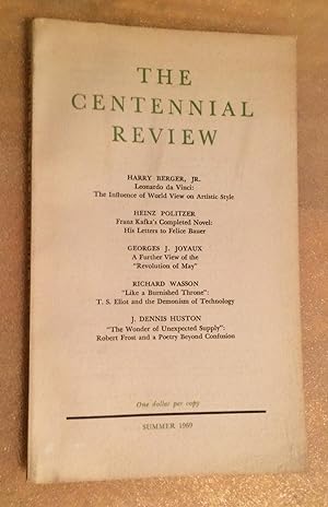 The Centennial Review, Summer 1969