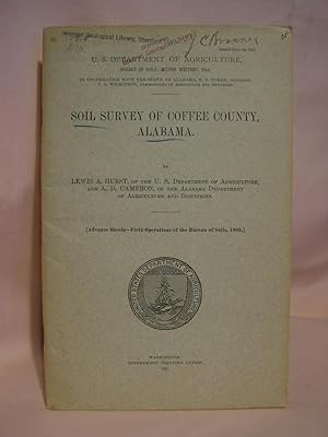 Seller image for SOIL SURVEY OF COFFEE COUNTY, ALABAMA for sale by Robert Gavora, Fine & Rare Books, ABAA