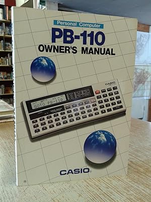 Personal Computer Casio PB-110 Owner's Manual