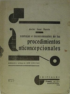 Imagen del vendedor de Ventajas e inconvenientes de los procedimientos anticoncepcionales. a la venta por Rotes Antiquariat