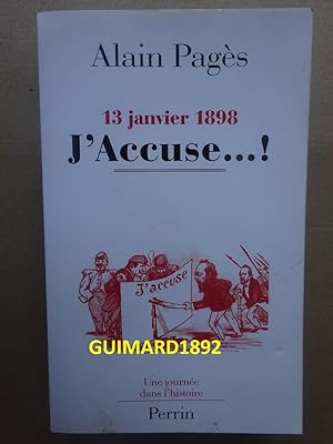 13 janvier 1898, J'accuse !