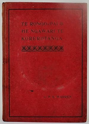 Imagen del vendedor de Te Rongo-Pai He Ngawari Te Korerotanga The Good News Told in Simple Words a la venta por Gotcha By The Books