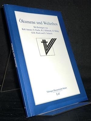 Bild des Verkufers fr kumene und Weltethos. Mit Beitrgen von Kofi Annan, O. Fuchs, B.J. Hilberath, H. Kng, O.H. Pesch und E. Schaich. (= Tbinger kumenische Reden, Band 1. Herausgegeben von Urs Baumann und Bernd Jochen Hilberath). zum Verkauf von Antiquariat Kretzer