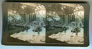 Stereo View Of The East Room Of The White House Arranged For The State Dinner To Prince Henry (Ge...