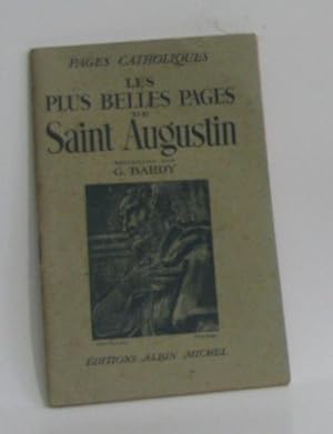 Imagen del vendedor de Pages catholiques les plus belles pages de saint augustin a la venta por crealivres