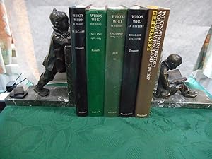 Who's Who in History Set of 5. (Volumes 1 - 5) from 55 BC (Volume 1) to 1837 (Volume 5)