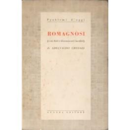 Bild des Verkufers fr Romagnosi. (Con dati e documenti inediti) zum Verkauf von Libreria Antiquaria Giulio Cesare di Daniele Corradi