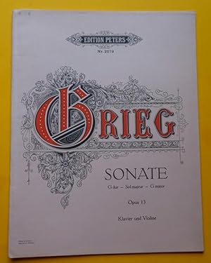 Sonate Op. 13, G dur - sol majeur - G major (Für Pianoforte und Violine)
