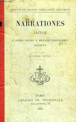 Seller image for NARRATIONES LATINAE E SACRIS NECNON E PROFANIS SCRIPTORIBUS EXCERPTAE for sale by Le-Livre