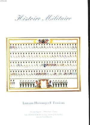 Seller image for CATALOGUE - HISTOIRE MILITAIRE for sale by Le-Livre