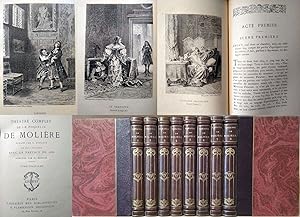 Théatre Complet de J.-B. Poquelin de Molière. Publié par D. Jouaust en huit volumes avec la préfa...