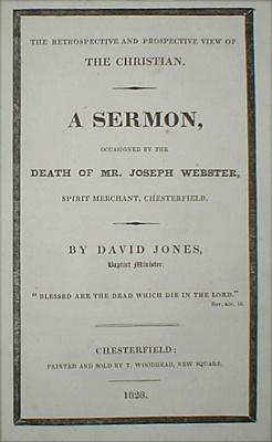 The retrospective and prospective view of the Christian. A sermon, occasioned by the death of Mr....