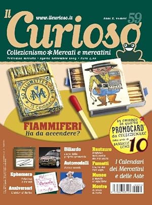 Il Curioso, Collezionismo - Mercati & Mercatini n. 59 agosto-settembre 2009