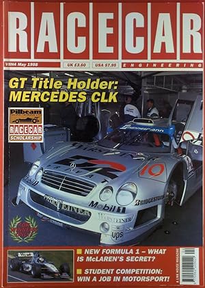 Seller image for Racecar engineering, Vol. 8 - No. 4, INHALT: New Formula 1-What is McLarens secret - Mercedes Chases Triple Crown with CLK-GTR. for sale by biblion2