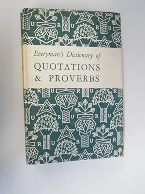 Seller image for Dictionary of Quotations and Proverbs for sale by Goldstone Rare Books