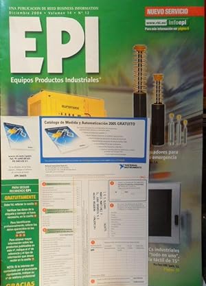 EPI Equipos Productos Industriales - Diciembre 2004 - volumen 14 nº 12