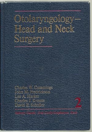Bild des Verkufers fr Otolaryngology - Head and Neck Surgery, Volume II zum Verkauf von Sabra Books