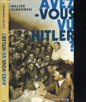 Bild des Verkufers fr AVEZ-VOUS VU HITLER ? zum Verkauf von Le-Livre