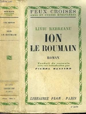 Seller image for ION LE ROUMAIN - COLLECTION FEUX CROISES for sale by Le-Livre