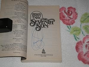 Bild des Verkufers fr Seventh Son: Signed zum Verkauf von SkylarkerBooks