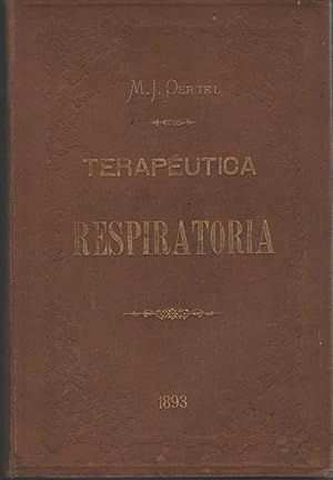 Imagen del vendedor de TERAPEUTICA RESPIRATORIA Incluye figuras intercalas en el texto. a la venta por Librera Hijazo
