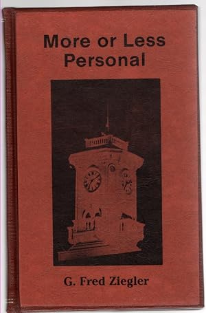 Seller image for More or Less Personal for sale by McCormick Books