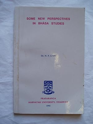 Seller image for Some New Perspectives in Bhasa Studies for sale by Expatriate Bookshop of Denmark