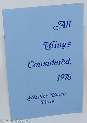 All things considered, 1976