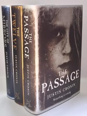 Imagen del vendedor de The Passage Trilogy: THE PASSAGE, THE TWELVE & THE CITY OF MIRRORS - Signed First Edition Set with Promotional items. a la venta por Anderida Books