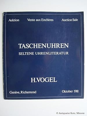 Taschenuhren - Seltene Uhrenliteratur. Auktion. Vente aux Enchères. Auction Sale. Genève, "Richem...