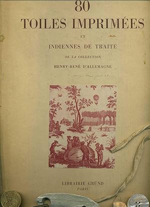 80 toiles imprimees et indiennes de traite de la collection H.-R. d'Allemagne. Tirage limité à 30...