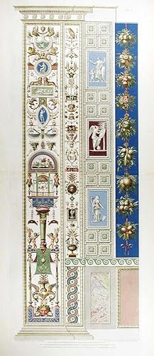 Image du vendeur pour Decorative pilaster with fruit, flowers, and tendrils mis en vente par Donald A. Heald Rare Books (ABAA)