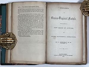 Bild des Verkufers fr Gynoecology (sic) - a Collection of 34 medical pamphlets on Gynecology & Obstetrics, including the scarce Alabama imprint of Bozeman's "Remarks on Vesico-Vaginal Fistule" zum Verkauf von Antipodean Books, Maps & Prints, ABAA