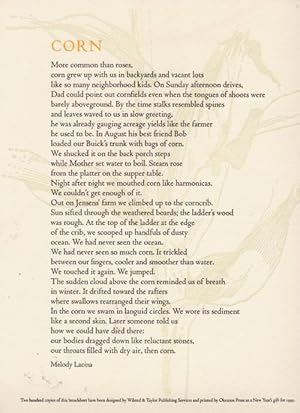 Seller image for Corn for sale by Vashon Island Books