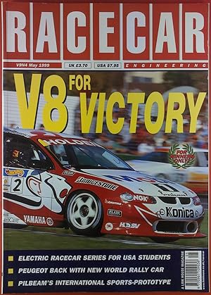 Seller image for Racecar Engineering. May 1999. V8 for Victory; electric racecars series for USA students; etc. for sale by biblion2