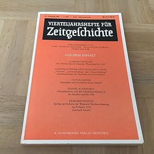 Imagen del vendedor de Vierteljahrshefte fr Zeitgeschichte (44. Jahrgang 1996, Heft 2). a la venta por nebenmond