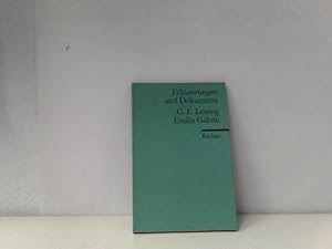 Bild des Verkufers fr Erluterungen zu Lessing Emilia Galotti zum Verkauf von ABC Versand e.K.